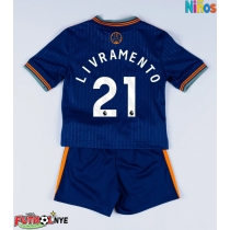 Camiseta Newcastle United Tino Livramento #21 Tercera Equipación para niños 2025-26 manga corta (+ pantalones cortos)